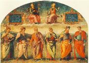 Pietro, Prudence and Justice with Six Antique Wisemen